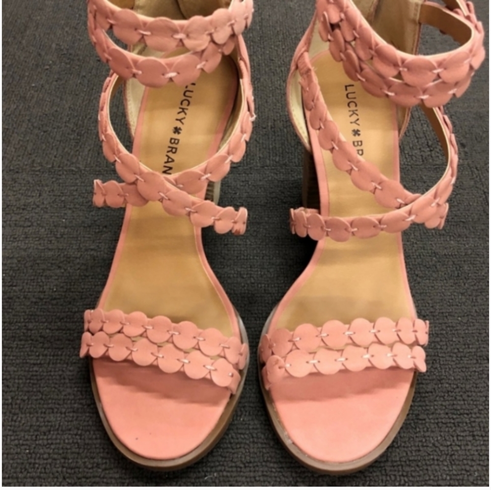 Lucky Brand Lamer Blush Sandles